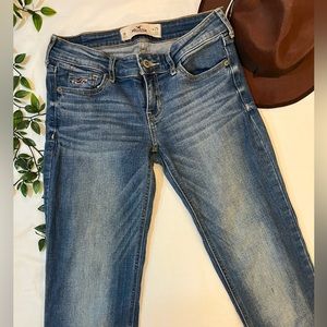 Low rise straight jeans
